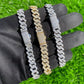 10K Gold Iced Out Cuban Link Bracelet hip hop jewelry CustomDiamJewel   