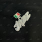 14K White Gold Moissanite JAZZ Pendant hip hop jewelry CustomDiamJewel   