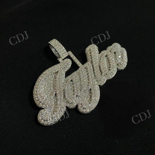 Hip Hop Moissanite Diamond TAYLOR Pendant customdiamjewel