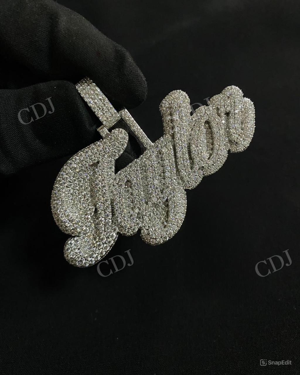 Hip Hop Moissanite Diamond TAYLOR Pendant customdiamjewel