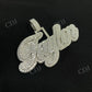 Hip Hop Moissanite Diamond TAYLOR Pendant customdiamjewel