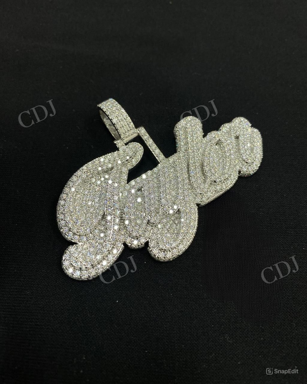 Hip Hop Moissanite Diamond TAYLOR Pendant customdiamjewel