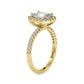 1.62CT Emerald Cut Diamond Ring