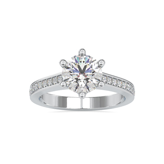 Antique Round 1.60CTW Diamond Wedding Ring  customdiamjewel 10KT White Gold VVS-EF