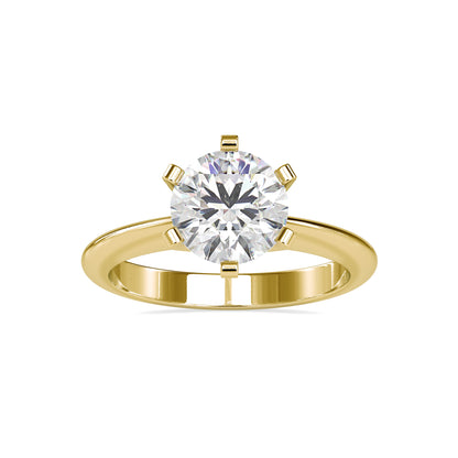 Round Cut 1.99CT Solitaire Diamond Ring