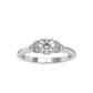0.61CTW Round Diamond Engagement Ring  customdiamjewel 10KT White Gold VVS-EF