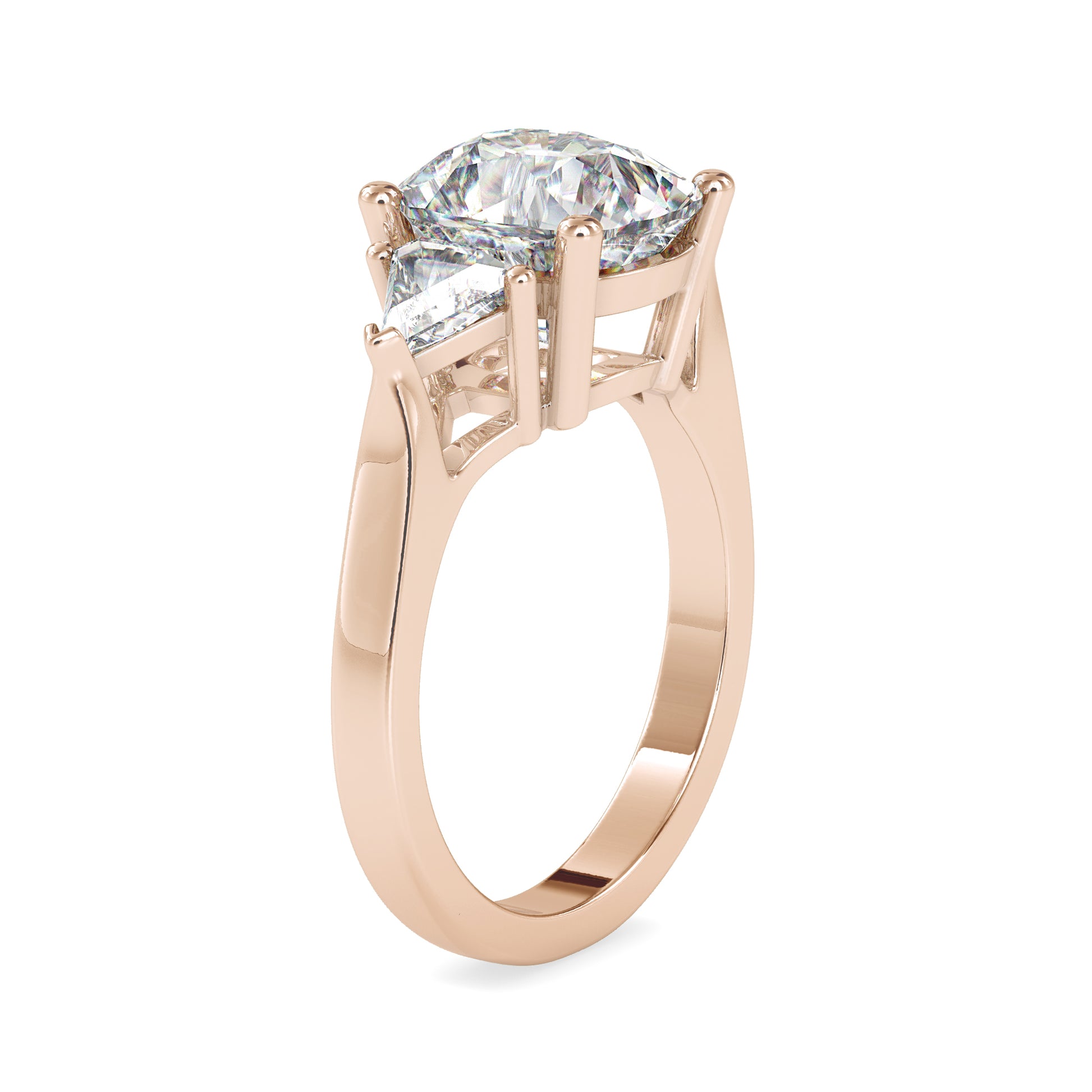 7.00CTW Three Stone Diamond Engagement Ring  customdiamjewel   