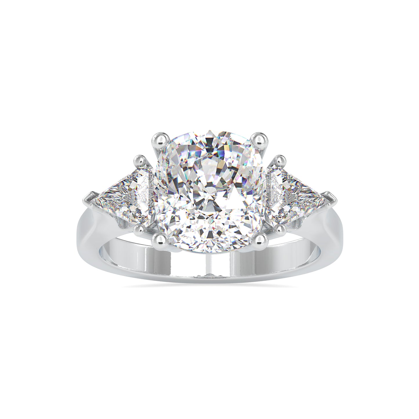 7.00CTW Three Stone Diamond Engagement Ring