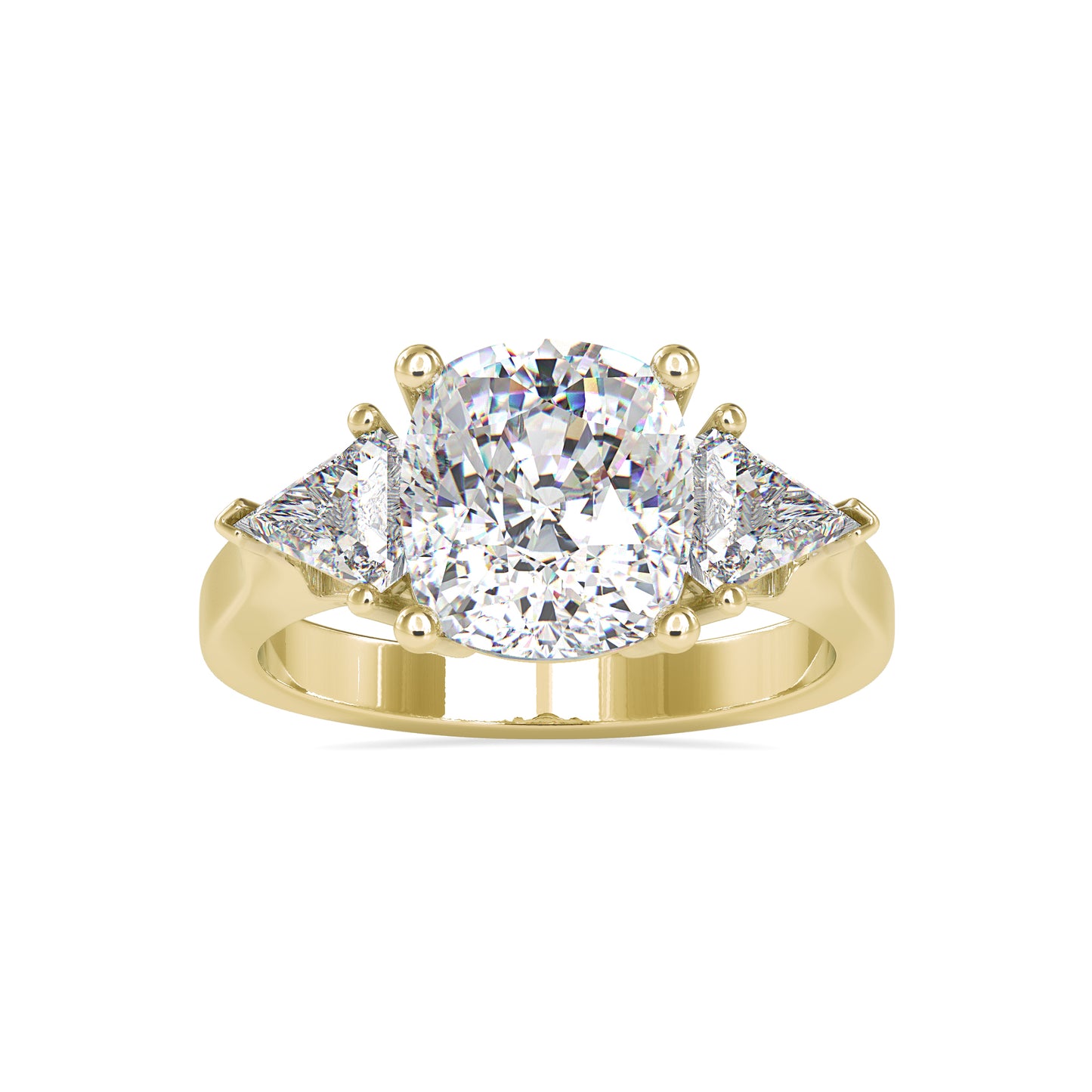 7.00CTW Three Stone Diamond Engagement Ring