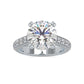 Eternity 6.82CT Diamond Hidden Halo Engagement Ring