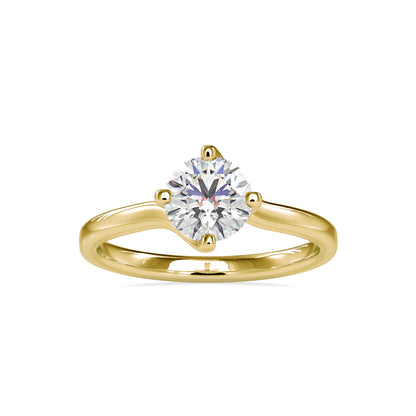 1.16CTW Round Solitaire Diamond Ring