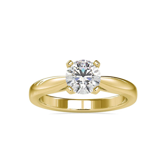 1.14ct Round Diamond Wedding Ring  customdiamjewel 10KT Yellow Gold VVS-EF