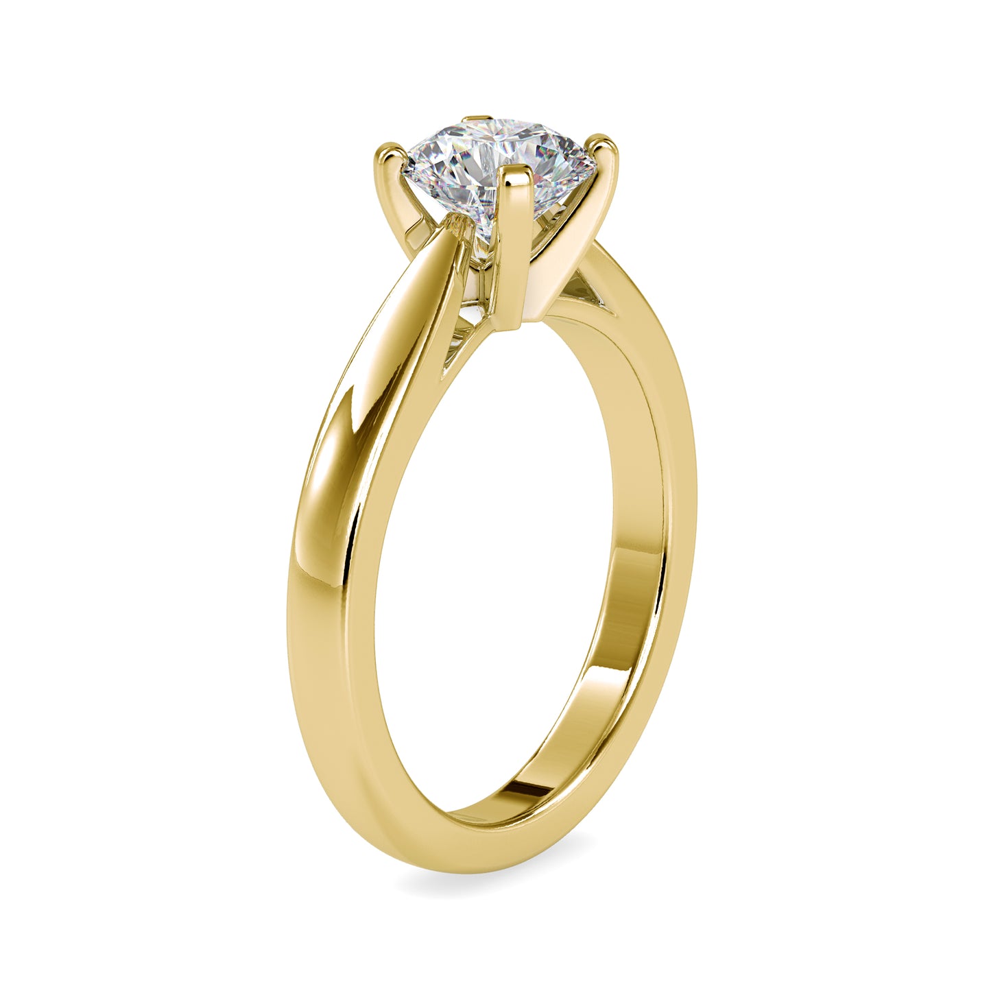 1.14ct Round Diamond Wedding Ring