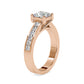 2.05CT Princess Cut Diamond Ring