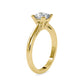 1.23CT Princess Cut Solitaire Diamond Ring
