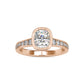 2.03CTW Oval Diamond Eternity Ring  customdiamjewel 10KT Rose Gold VVS-EF