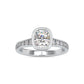 2.03CTW Oval Diamond Eternity Ring  customdiamjewel 10KT White Gold VVS-EF