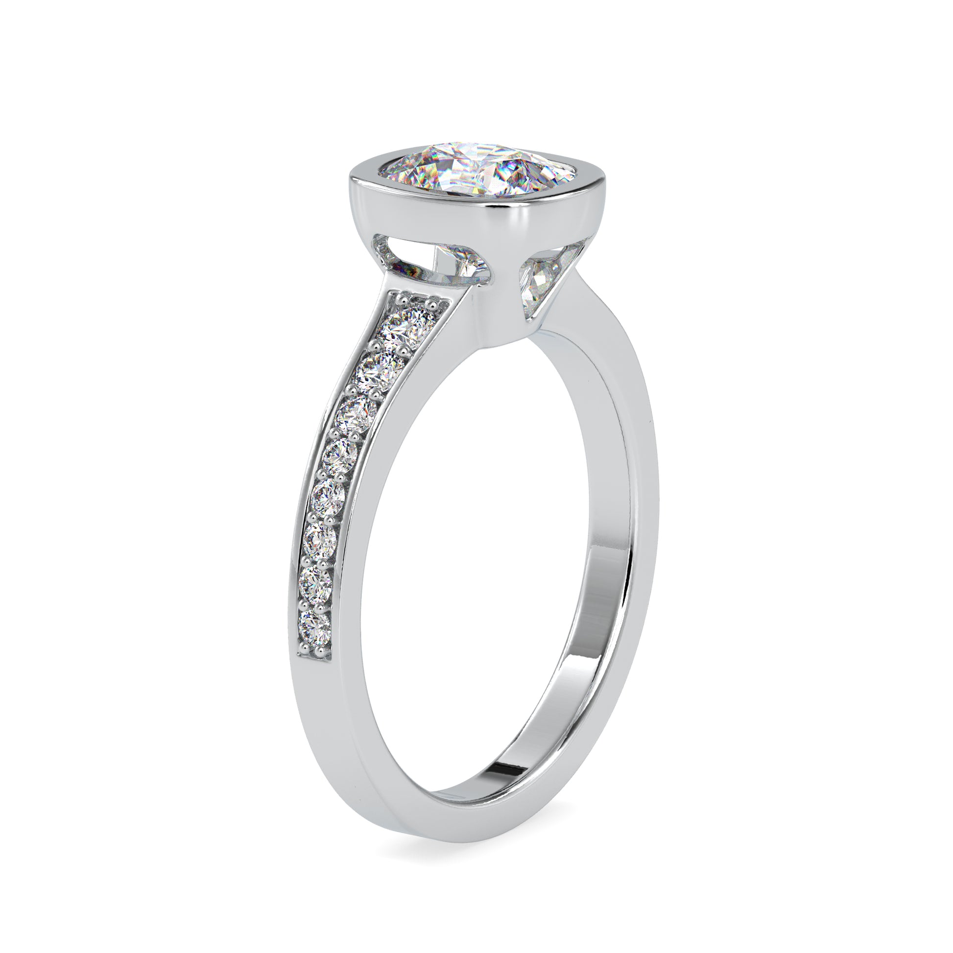 2.03CTW Oval Diamond Eternity Ring  customdiamjewel   