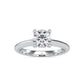Solitaire 0.84CT Round Diamond Engagement Ring  customdiamjewel 10KT White Gold VVS-EF