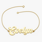 Gold Name Tag Bracelet  customdiamjewel   