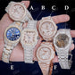 New Arrival Custom Iced Out Moissanite Hip Hop Luxury Watch customdiamjewel