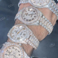 New Arrival Custom Iced Out Moissanite Hip Hop Luxury Watch customdiamjewel