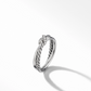 Petite X with Pave Round Lab Grown Diamond Ring  customdiamjewel   