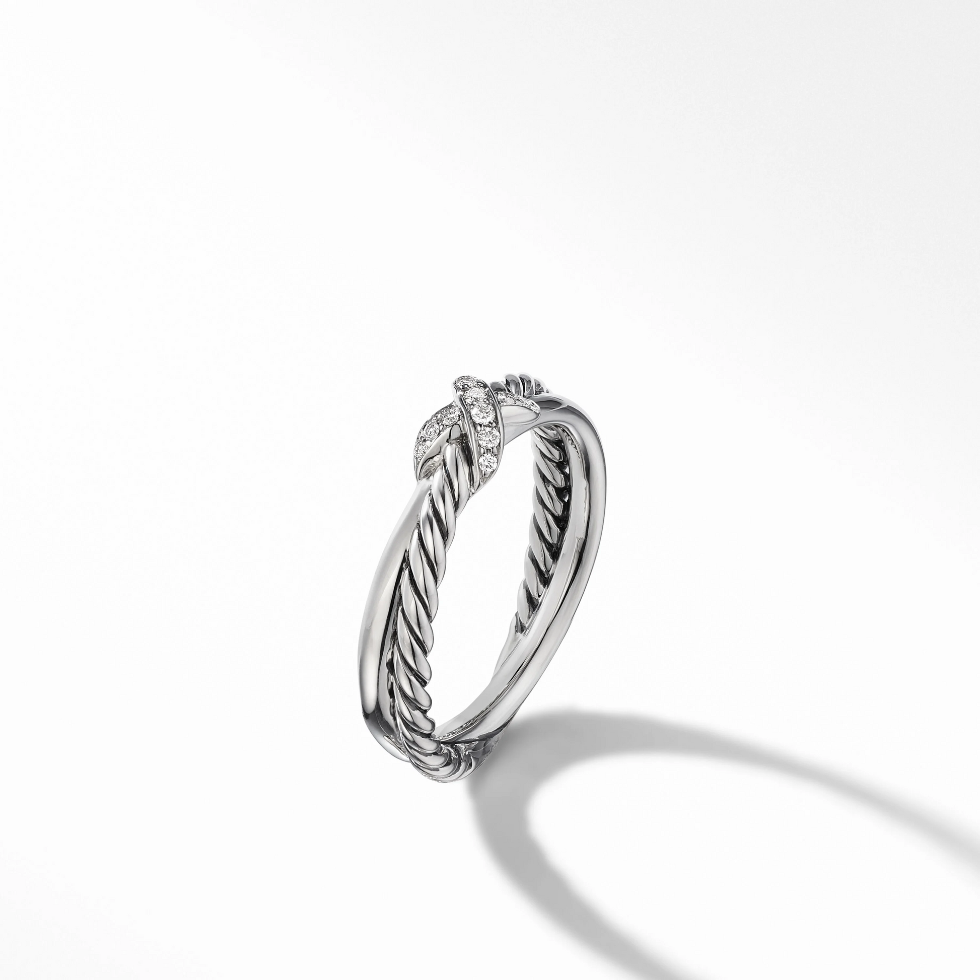 Petite X with Pave Round Lab Grown Diamond Ring  customdiamjewel   