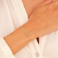 Unique Custom Name Bracelet in Yellow Gold  customdiamjewel   