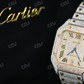 Two Tone Cartier Iced Out Luxury Hip Hop Men's Watch customdiamjewel