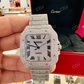 Luxury Moissanite Custom Iced Out Bust Down Men's Watch customdiamjewel