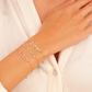 Gold Name Tag Bracelet  customdiamjewel   