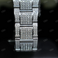 41mm Rolex Datejust Iced out Moissanite men's Watch customdiamjewel