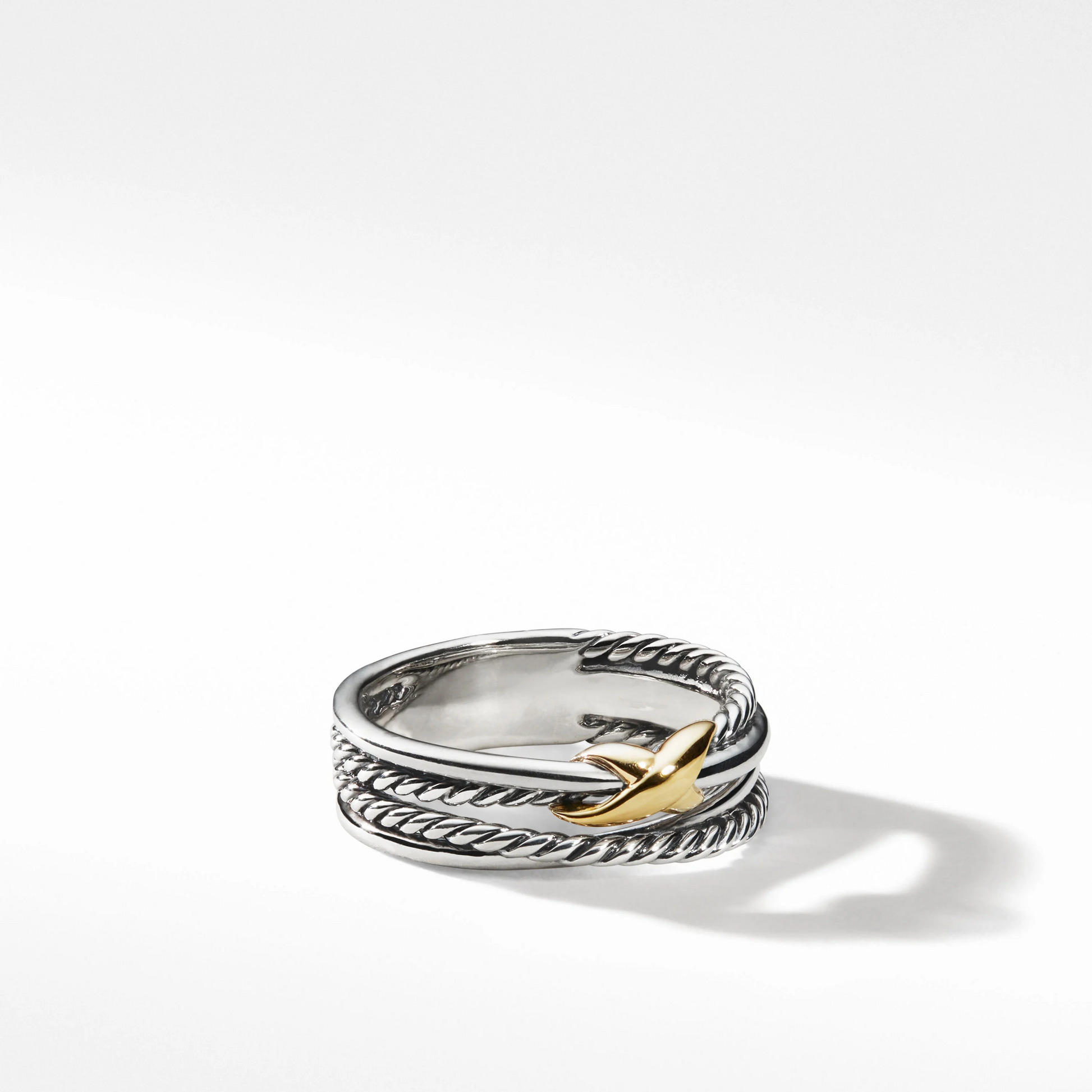 Classical David Yurman’s Crossover Wedding Rings  customdiamjewel   