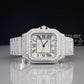 Cartier Stainless Steel Round Diamond Watch (27 CT)