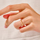1.5CTW Minimalist Emerald Cut Moissanite Engagement Ring Set  customdiamjewel   