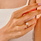 1.5CTW Minimalist Emerald Cut Moissanite Engagement Ring Set  customdiamjewel   