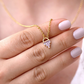 Lilac Sapphires Diamond Necklace