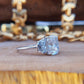 Three Stone 2.50CT Cushion Cut Moissanite Wedding Ring  customdiamjewel   