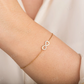 14k Solid Gold Infinity Moissanite Bracelet for Women  customdiamjewel   