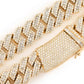 Baguette Diamonds Cuban Link Chain Necklace  customdiamjewel   