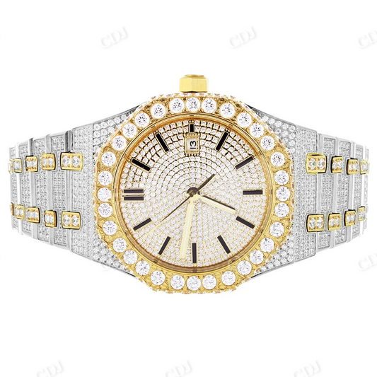 Men's New Fashion Moissanite Rolex Hip Hop Watch customdiamjewel