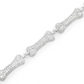 Lab Grown Diamond Dog Bone Bracelet  customdiamjewel   