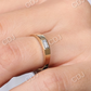 14k Solid Gold Baguette Diamond Solitaire Wedding Ring  customdiamjewel   