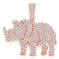 1.75CTW Round Diamond Rhinoceros Pendant  customdiamjewel   