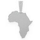 7.00CTW Africa Continent Solid Gold Diamond Pendant customdiamjewel