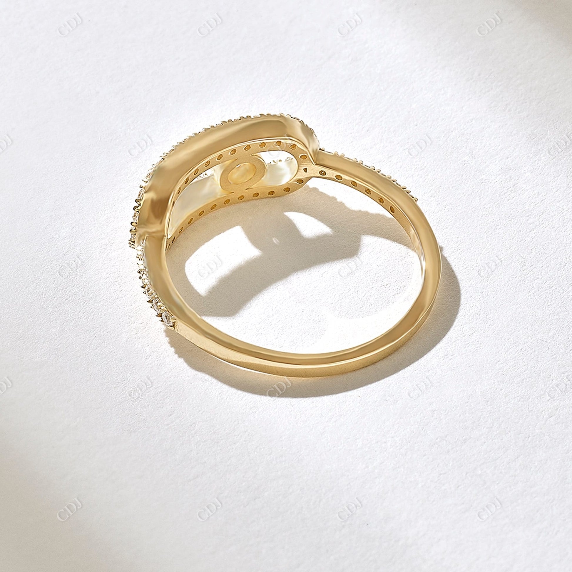 0.43CTW  Earth Mine Diamond Paperclip Ring  customdiamjewel   
