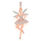 0.65CTW Round Diamond Ballerina Wings  customdiamjewel   