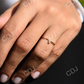14k Gold Single Solitaire Diamond Wedding Ring  customdiamjewel   