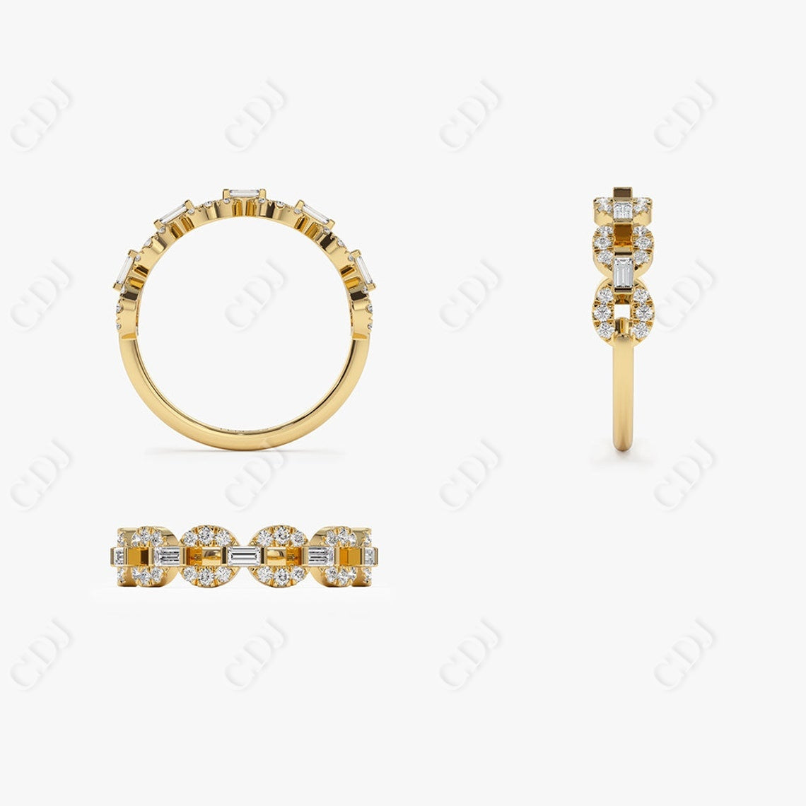 0.42CTW Lab Grown Diamond Wedding Band  customdiamjewel   